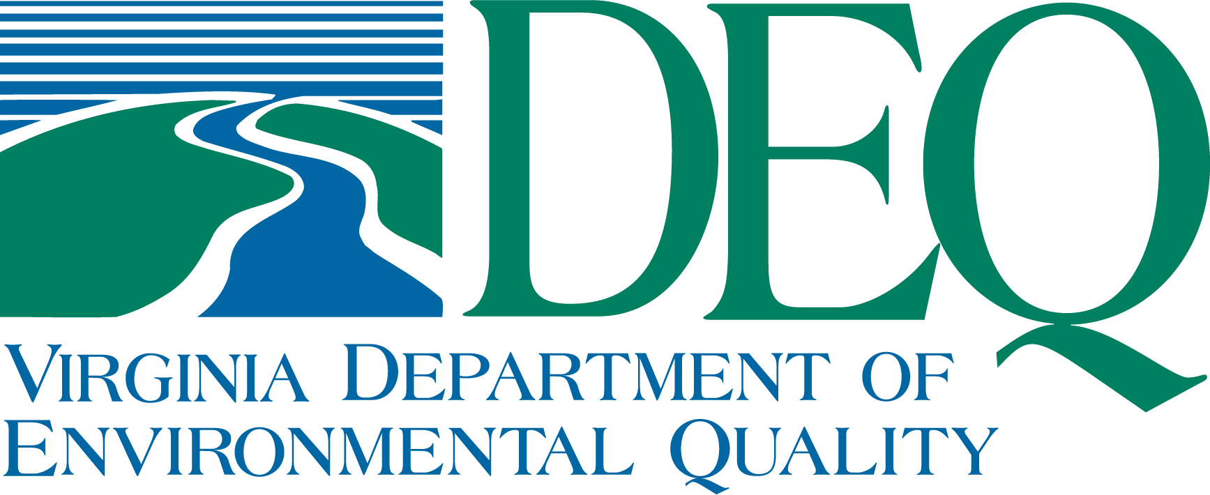 Logotipo del Departamento de Calidad Ambiental de Virginia (DEQ)