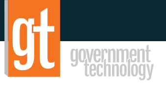 Imagen del logotipo de Government Technology en negro, blanco y naranja.