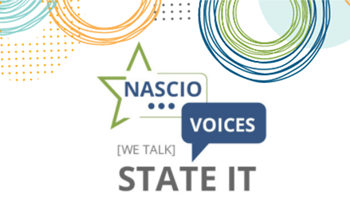 Imagen del logotipo del podcast NASCIO Voices